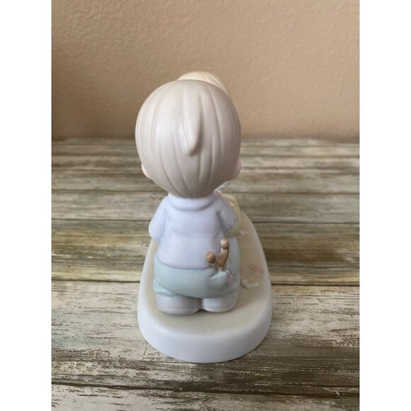 Precious Moments #525928 Let’s Put the Pieces Together 1997 Signed by Sam B - Picture 5 of 9